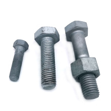 4.8 / 5.6 / 5.8 / 8.8 / 10.9 / 12.9 grade Carbon steel HDG / nickel / polishing / phosphated hexagon bolt